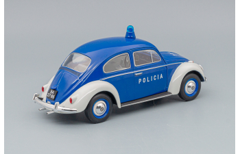 VOLKSWAGEN Beetle Kafer Maggiolino Portugal Policia Police (1974), Blue White