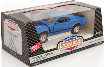 FORD Mustang Mach I Shaker Hood (1970), blue black