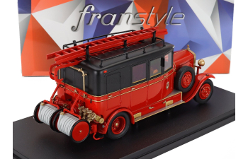 LAFFLY Vm2 Truck Fp13 Sapeurs Pompiers De Paris (1925), Red Black