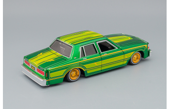 1987 Chevrolet Caprice Lowrider, Green metallic/yellow