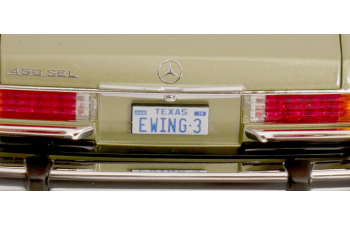 MERCEDES-BENZ 450 SEL 6.9 W116 J R Ewing Dallas TV Series (1979), light green-metallic