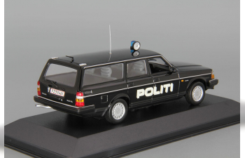 VOLVO 240 GL Break Politi (1986), black