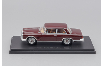 MERCEDES-BENZ 600 Nallinger Coupe (1963), dark red
