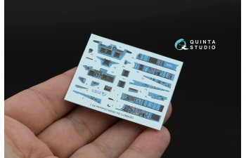 3D Декаль интерьера кабины для Суххой-30СМ (Звезда) (с 3D-печатными смоляными деталями)