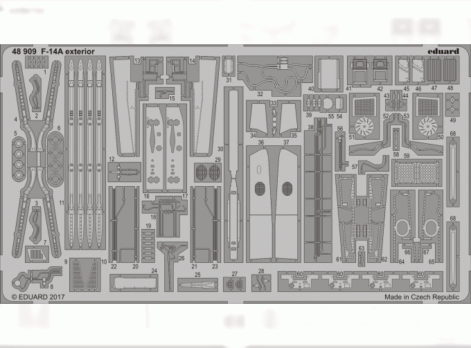 Фототравление для F-14A экстерьер