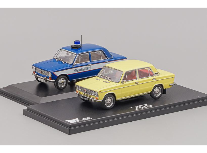 Набор из 2 моделей ВАЗ-2103 "Жигули" (1972-1973) и LADA 1300 Verejna Bezpecnost