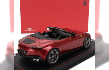 FERRARI Roma Spider Open (2020) - Con Vetrina - With Showcase, Rosso Imola - Red