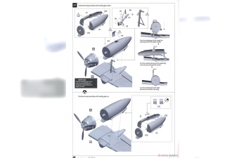 Сборная модель B-25J Mitchell Strafing Babes