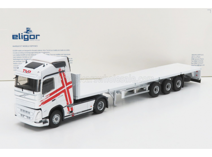 VOLVO FH4 500 TRUCK PIANALE 2020, WHITE RED