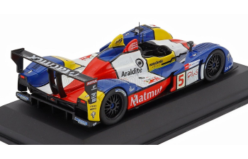 COURAGE Lc70 Judd 5.5l V10 Team Oreca Matmut №5 24h Le Mans (2008) Soheil Ayari - Loic Duval - Laurent Groppi, Blue White Red