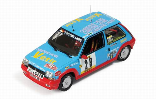 RENAULT 5 GT TURBO 26 E.Mauffrey-D.Grataloup Rally Monte Carlo (1988), blue