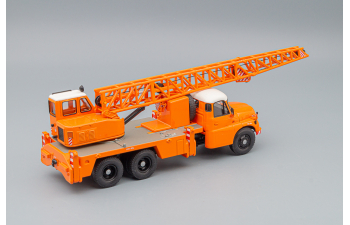 TATRA T148 crane truck, orange / white