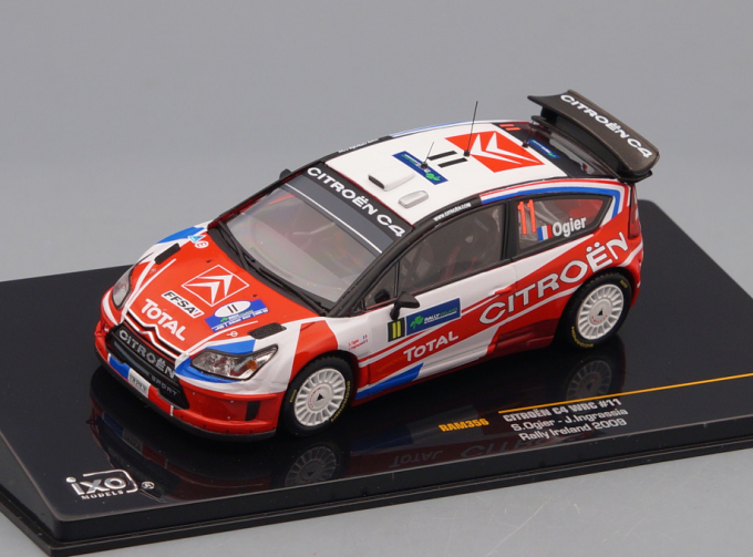 CITROEN C4 WRC #11 S. Ogier - J. Ingrassia Rally Ireland (2009), white / red