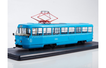 Трамвай TATRA-T3SU, синий