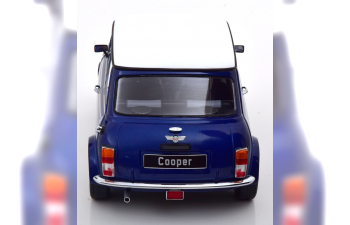 MINI Cooper RHD, blue metallic / white