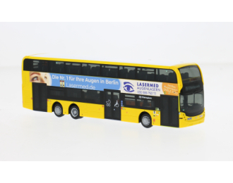 Alexander Dennis Enviro 500 BVG - Lasermed, yellow