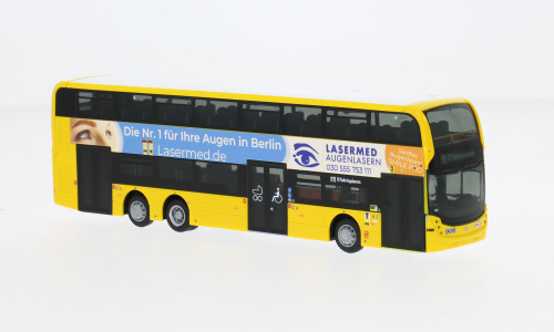 Alexander Dennis Enviro 500 BVG - Lasermed, yellow