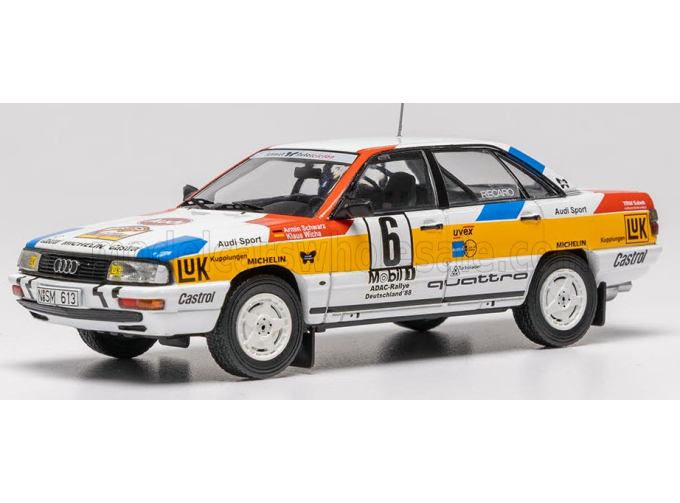 AUDI 200 Quattro Team Schmidt Motorsport №6 3rd Rally Deutschland Armin Schwarz - Klaus Wicha (1988)