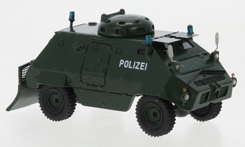 Thyssen UR-416 mit Räumschaufel Panzerwagen der Polizei (1975), dunkelgrün