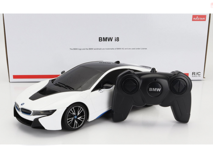 RC BMW I8 Coupe (2018), White Black