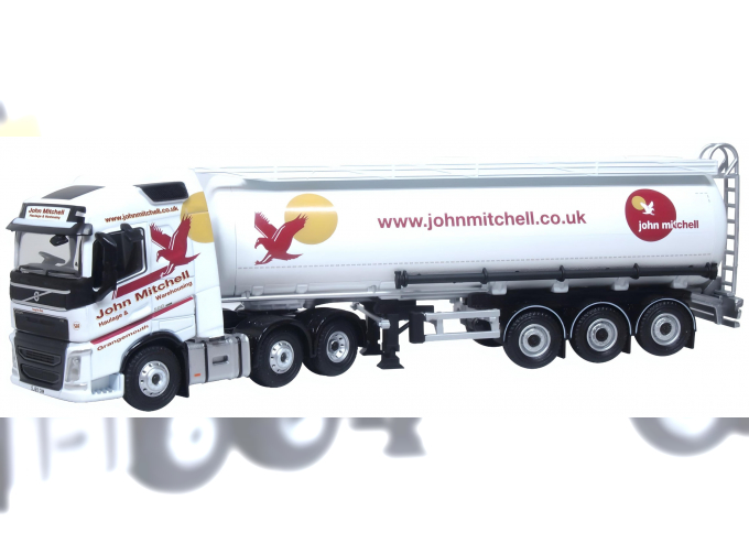 VOLVO FH4 седельный тягач с полуприцепом John Mitchell (2013), белый