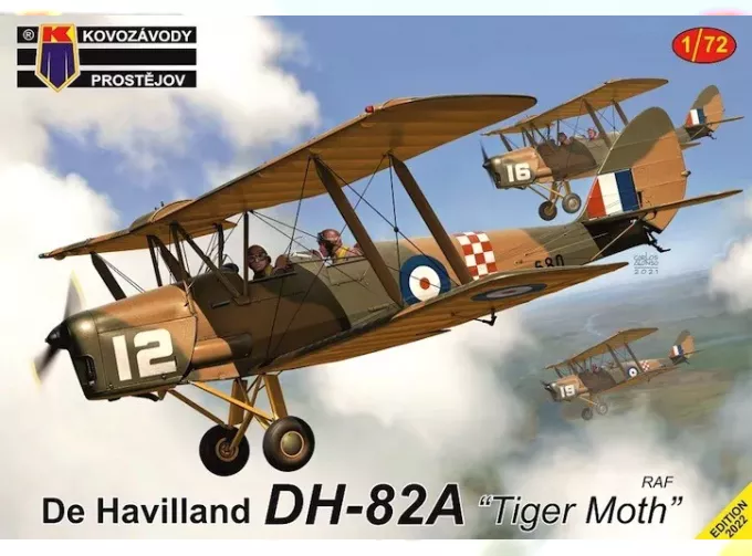 Сборная модель DH-82A "Tiger Moth" RAF