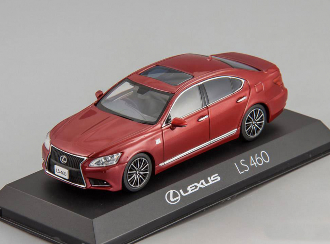 LEXUS LS460 F Sport, red