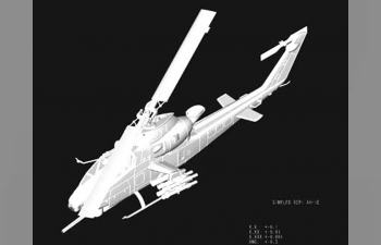 Сборная модель Вертолет AH-1F Cobra Attack Helicopter