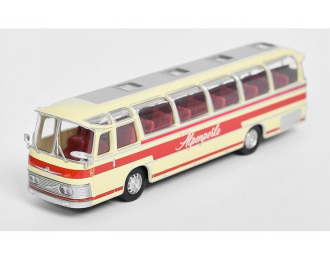 NEOPLAN NS 12 autobus Alpenperle (1970), red / beige