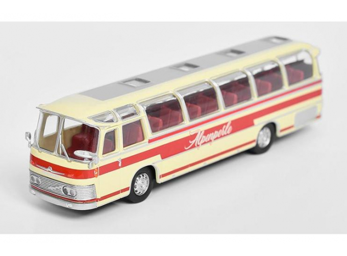 NEOPLAN NS 12 autobus Alpenperle (1970), red / beige