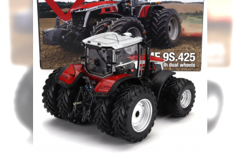 MASSEY FERGUSON Mf9s.425 Tractordual Wheels (2022), Red Black