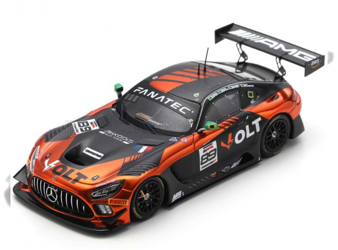 MERCEDES-BENZ Amg Gt3 Team Akkodis Asp №89 24h Spa (2023) A.Baptista - R.Baptista - A.Hellmeister - B.Baptista, Copper Black