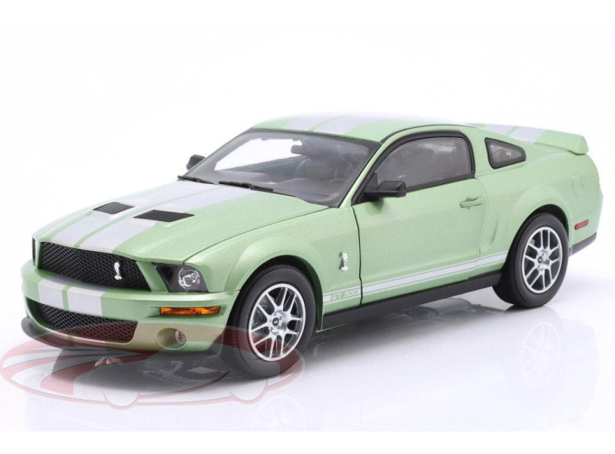 FORD Mustang Shelby GT500 (2007), lime green