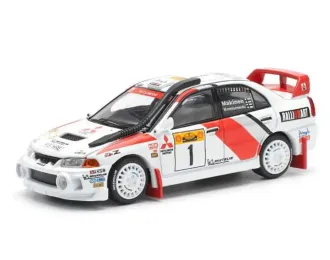 MITSUBISHI Lancer Evolution IV, #1 Safari Rally Kenya (1998), white/red