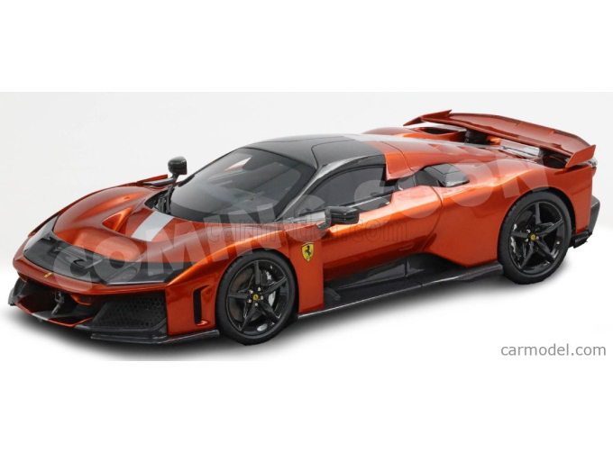 FERRARI F80 2024 - CARBON RIMS - WHITE STRIPE - POLYFOAM PACKAGING