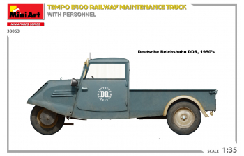 Сборная модель TEMPO E400 Railway Truck 3-wheels 