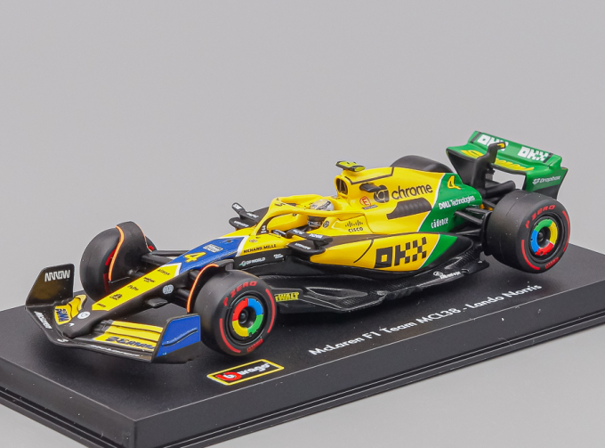 McLAREN MCL38 #4 GP Monaco L. Norris (2024), yellow