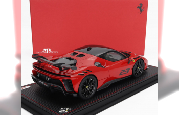 FERRARI Sf90 Xx Stradale №23 (2024) - Con Vetrina - With Showcase, Rosso Corsa - Red Black