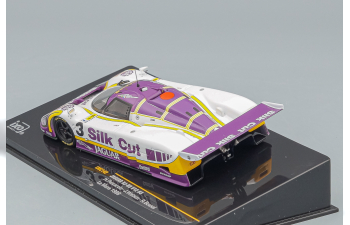 JAGUAR XJR9 SILK CUT 3 H.Pescarolo-J.Watson-R.Boesel Le Mans 1988 (same deco as LM1988), white / puple