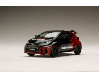 Toyota GR YARIS 2024 YOKOHAMA *ADVAN*, black / red