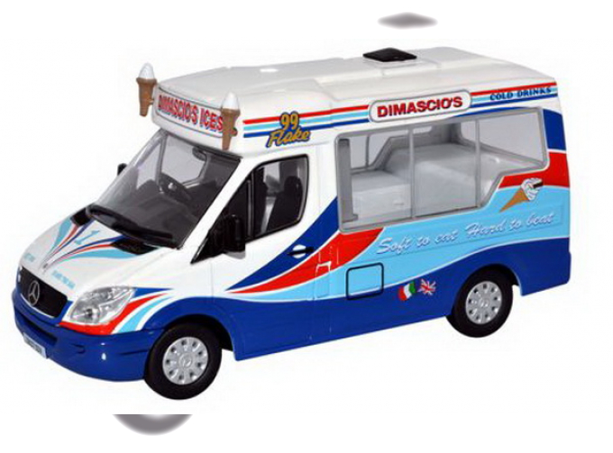 MERCEDES-BENZ SPRINTER Van Dimachio's Ice Cream Whitby 2014, blue