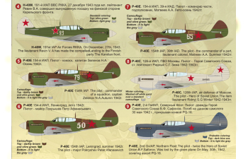 Декаль Curtiss P-40 Kittehawk