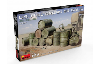 Сборная модель U.S. Fuel Drums 55 Gals