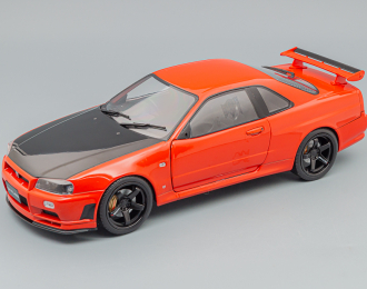 NISSAN Skyline GT-R (R34) (1999), red black