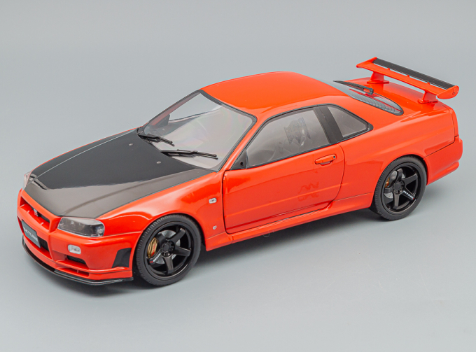 NISSAN Skyline GT-R (R34) (1999), red black