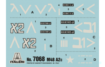 Сборная модель Средний танк M48A2C