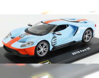 FORD Gt №9 (2019) - Gulf Coulors, Light Blue Orange