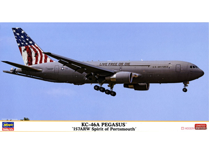 Сборная модель самолет KC-46A Pegasus "157-е воздушное заправочное крыло Spirit of Portsmouth" (Limited Edition)