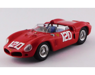 FERRARI Dino 196sp Spider Ch.0804 N120 2nd Targa Florio (1962) Bandini - Baghetti, Red