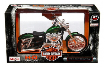 HARLEY DAVIDSON XL1200V Seventy-two (2013), green